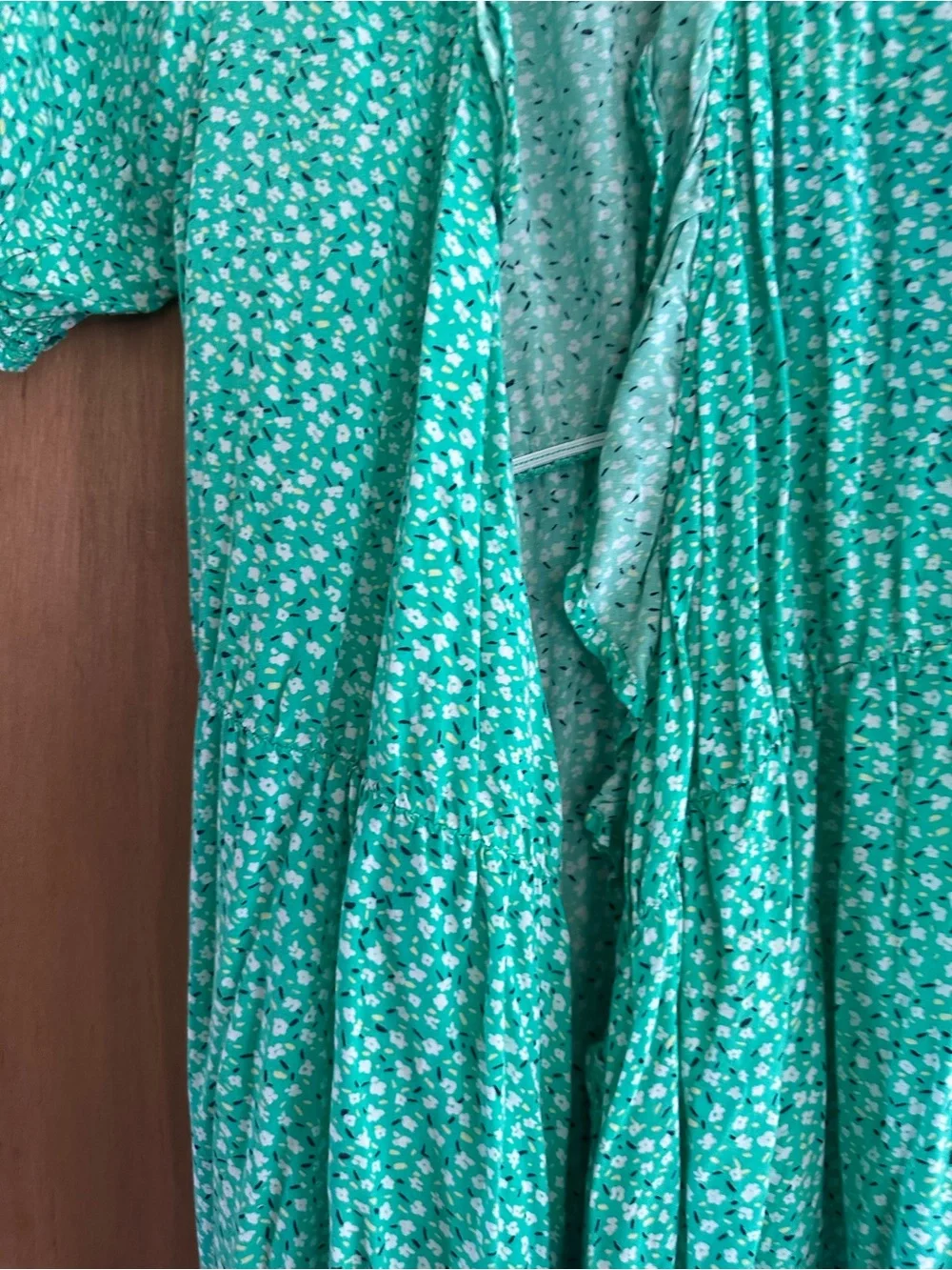 Old Navy small Floral Maxi Dress with Ruffle Front